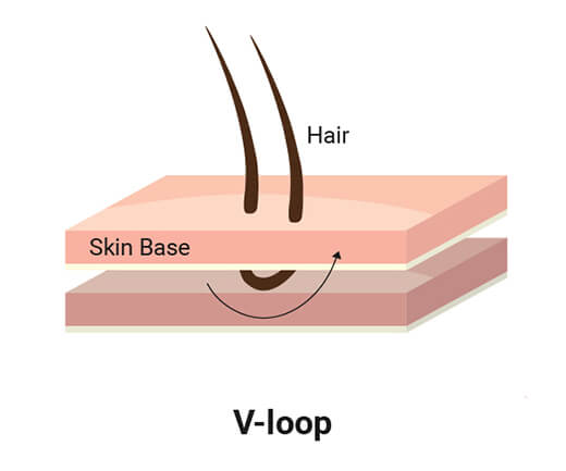 V-Loop hair