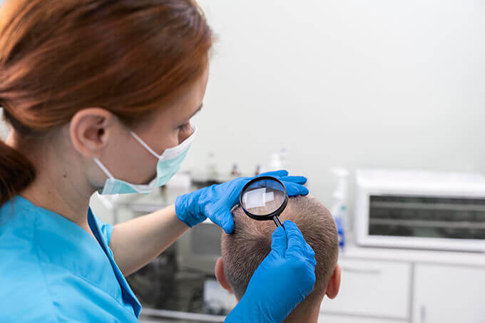 Various medical conditions and their corresponding hair systems