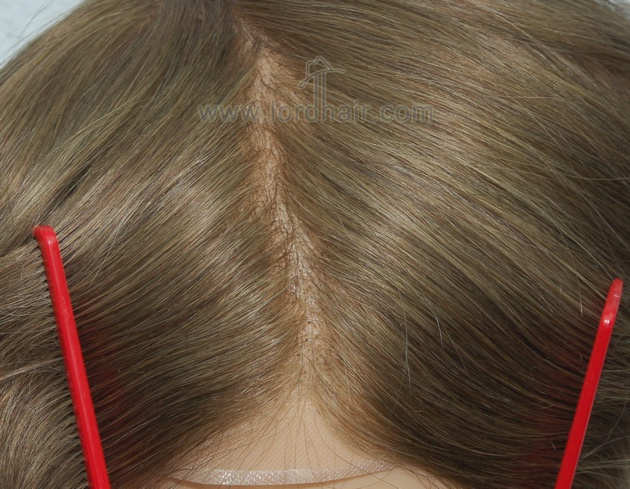 skin with gauze lace front